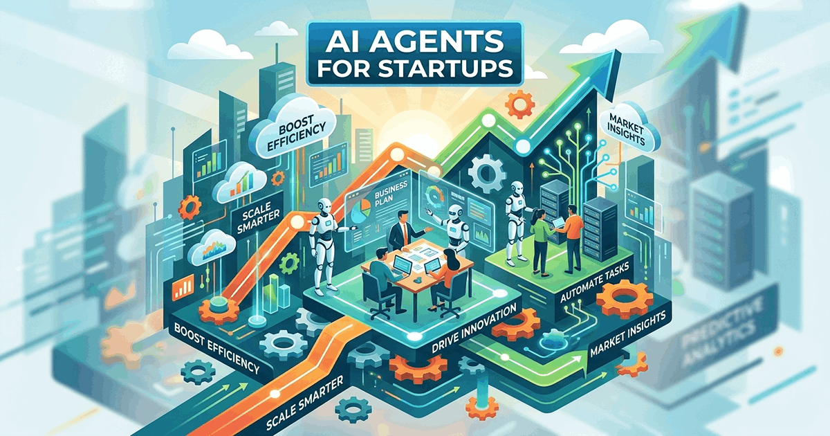AI Agents for Startups illustration