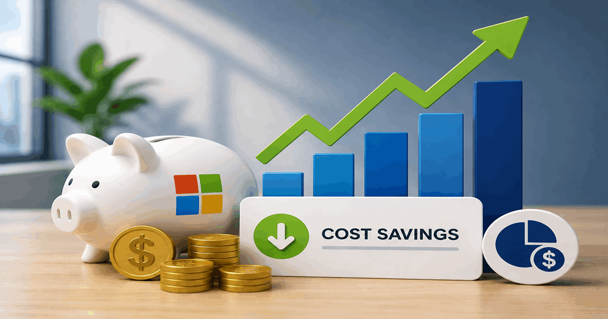 Microsoft365 Licenses Cost Savings Opportunities illustration